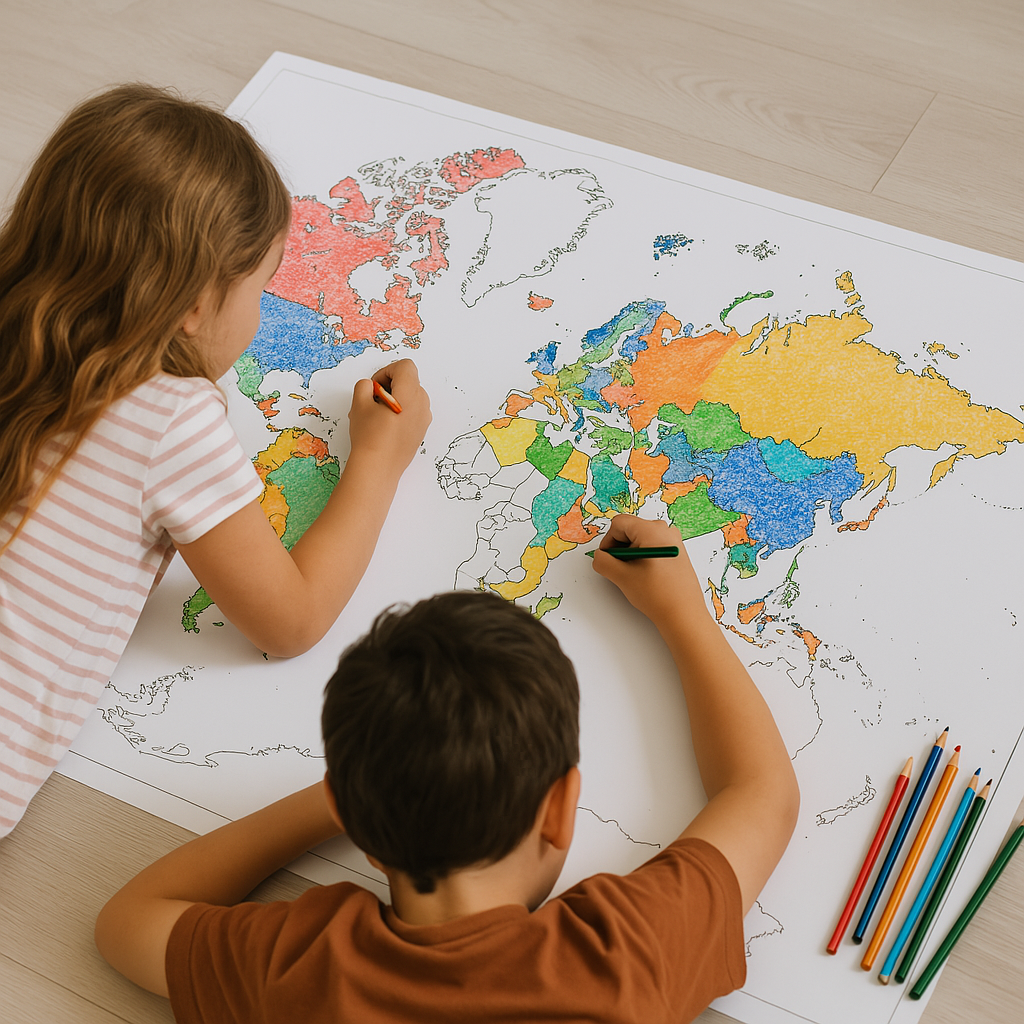 Carte du Monde Personnalisable