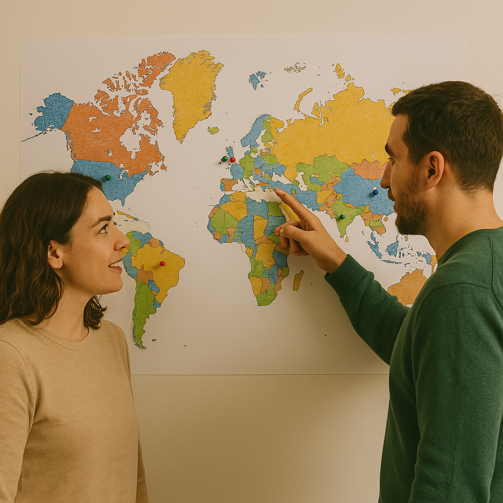 Carte du Monde Personnalisable